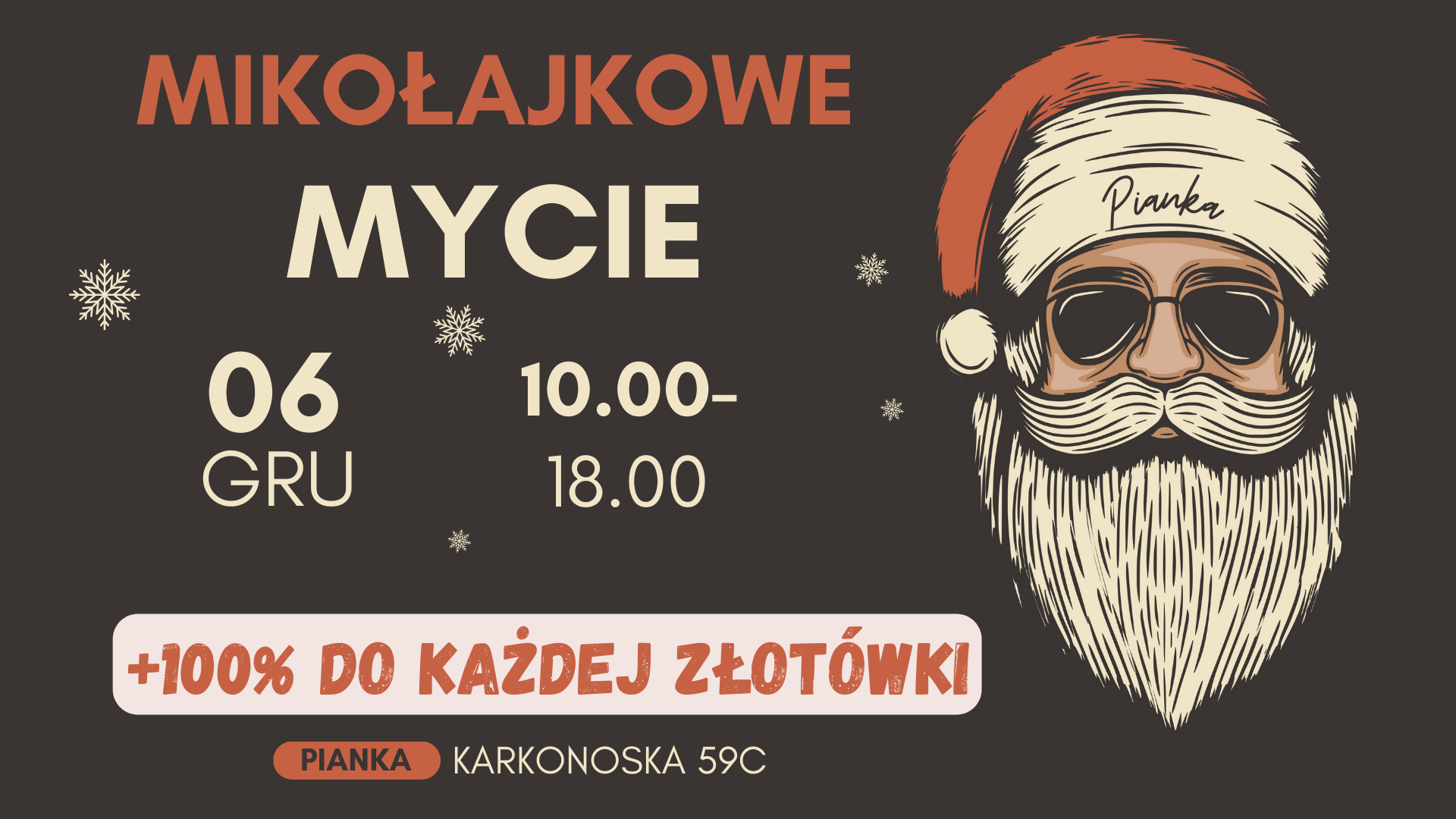 MIKOŁAJKOWE MYCIE NA PIANCE